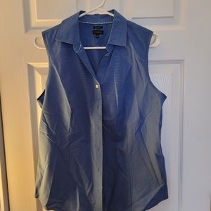 Talbots Blue Button Down Shirt